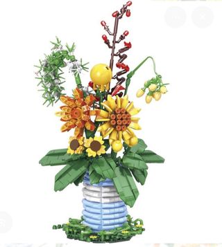 Flores de construcción tipo Lego