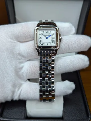 Reloj Seiko Mod Panthère Blanco Negro y Azul