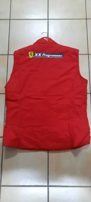 Gilet Puma Ferrari Uomo Rosso
