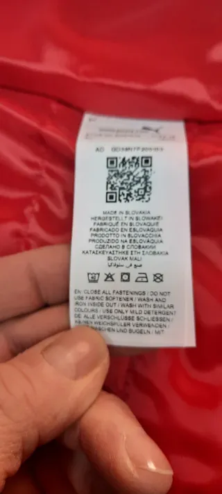 Gilet Puma Ferrari Uomo Rosso