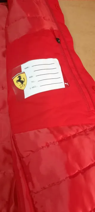 Gilet Puma Ferrari Uomo Rosso