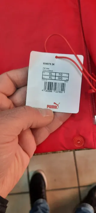 Gilet Puma Ferrari Uomo Rosso