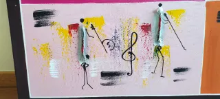 Cuadro estilo africano