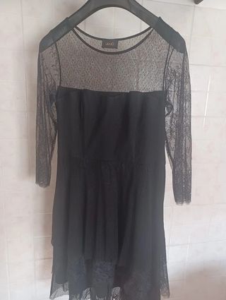 Abito Liu Jo nero pizzo elegante