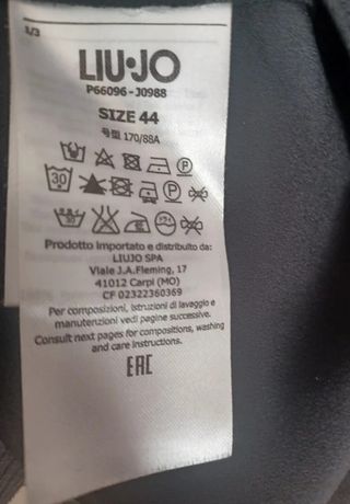 Abito Liu Jo nero pizzo elegante