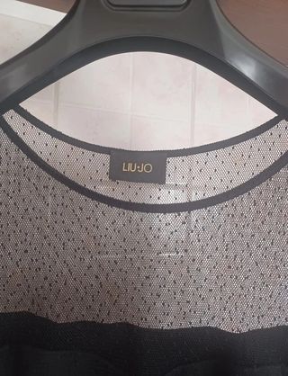 Abito Liu Jo nero pizzo elegante