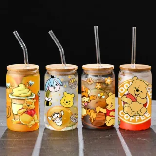 Vasos personalizados de vidrio con diseño disney