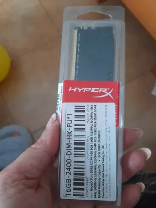 Memoria RAM HyperX Fury 16GB DDR4