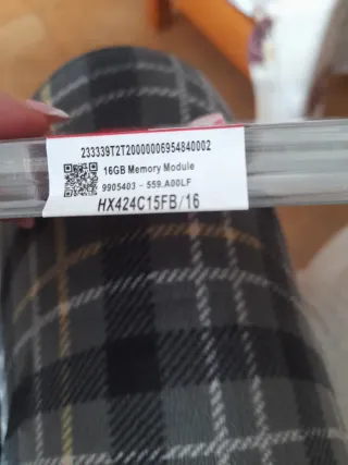 Memoria RAM HyperX Fury 16GB DDR4