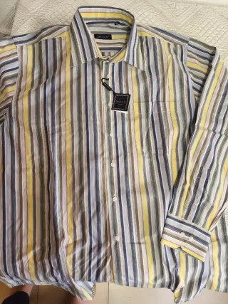 Camisa SECOLO hombre rayas multicolor