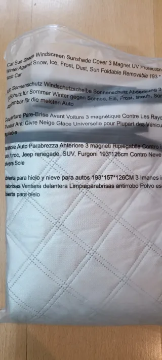 Protector de parabrisas magnético para coche