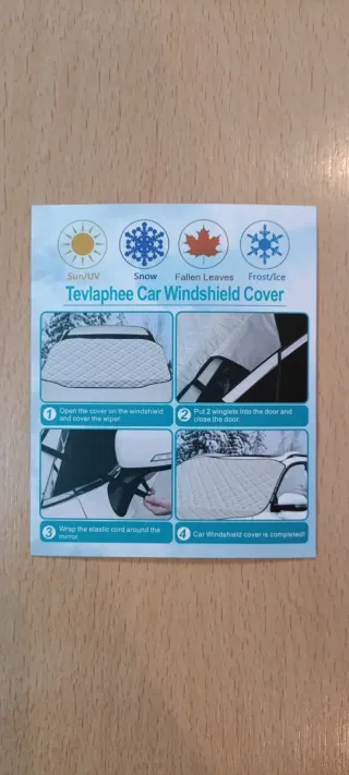 Protector de parabrisas magnético para coche