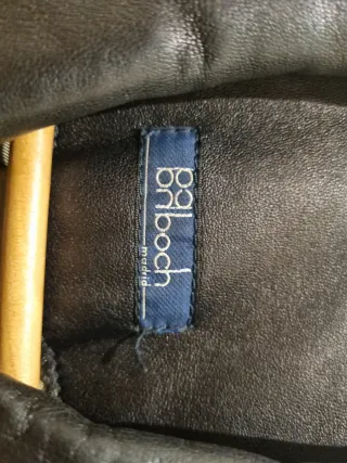 Giubbotto in pelle Boch Nero