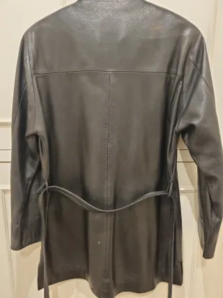 Giubbotto in pelle Boch Nero