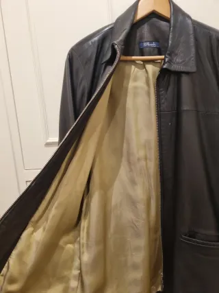 Giubbotto in pelle Boch Nero