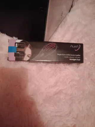 Cepillo Alisador Pelo Aura Rápido Calentamiento