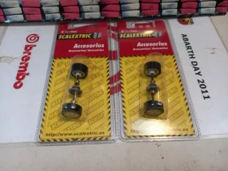 2 Ejes Scalextric Focus Nuevos