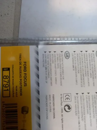 2 Ejes Scalextric Focus Nuevos