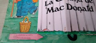 Libro musical/PopUp La graja MacDonald De 0/4 años