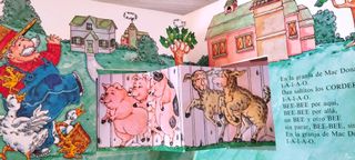 Libro musical/PopUp La graja MacDonald De 0/4 años