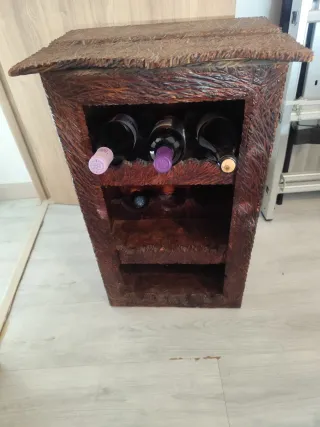 Botellero de madera para vinos