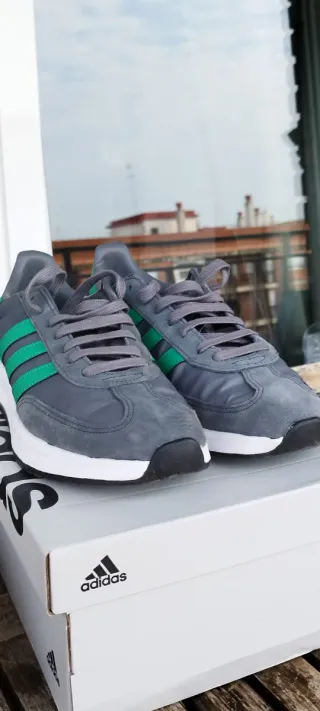 Scarpe Adidas Uomo Run 70S 2.0 Grigio/Verde