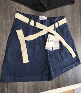 Lote 2 pantalones cortos mujer S/36/8 NUEVOS