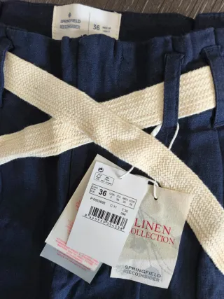 Lote 2 pantalones cortos mujer S/36/8 NUEVOS