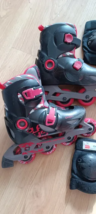 Patines Roller Play 5 Talla 32 + Protecciones