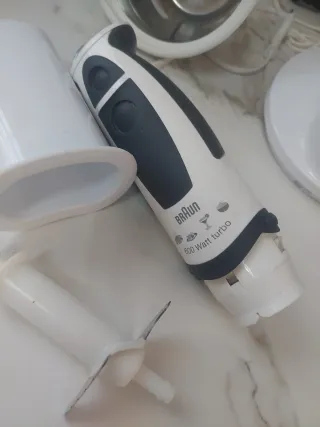 Batidora Braun con accesorios