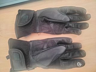 Guantes Moto/Bici Invierno Niños Negro/Rojo