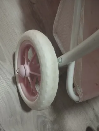 Cochecito gemelar de muñecas rosa Ocean Fantasy