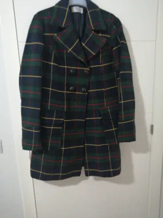 Abrigo vintage Zara cuadros