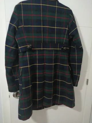 Abrigo vintage Zara cuadros