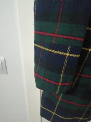 Abrigo vintage Zara cuadros