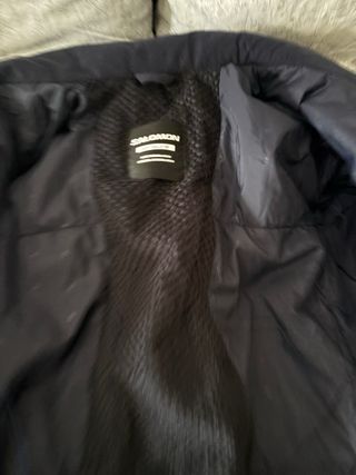 Giubbotto da sci Salomon blu e nero