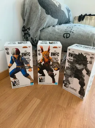 Pack 3 cajas My Hero Academia BWFC