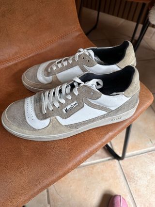 Deportivas Morrison beige y blanco