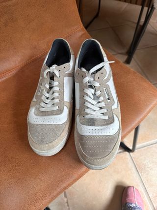 Deportivas Morrison beige y blanco