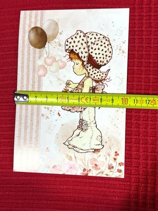 TARJETA POSTAL MUÑECA NIÑA SARAH KAY