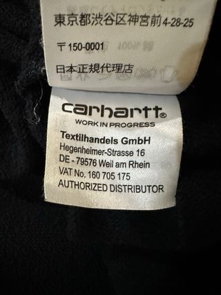 Sudadera Carhartt College Negra