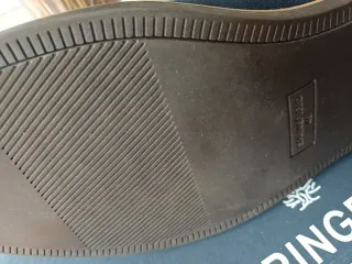 Botines Hombre Ante Azul Springfield A Estrenar