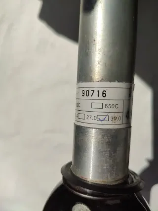 Horquilla carbono bici carretera