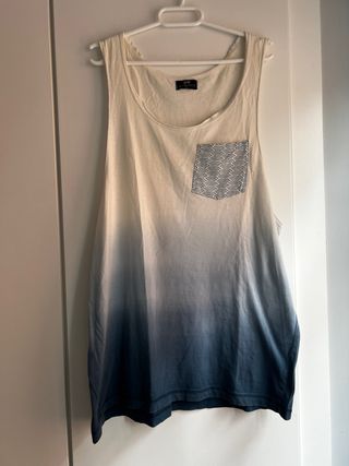 Camiseta sin mangas degradado