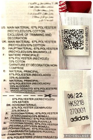 Giacca Adidas x Thebe Magugu Bird of Paradise tg.S