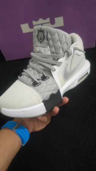 Zapatillas Nike Lebron Witness VIII Gris/Blanco