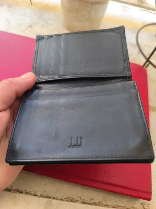 Cartera Tarjetero Dunhill Negra