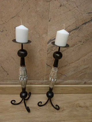 Candelabros de forja