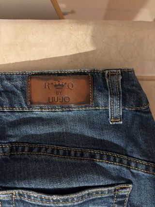 Jeans Liu Jo Rebel Queen Blu Strappati