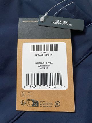 Parka McMurdo The North Face Hombre Azul